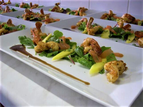 Scampi voorgerecht
